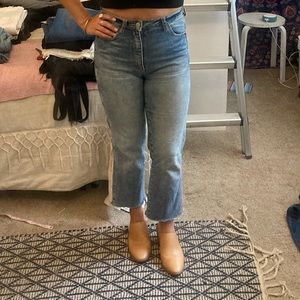 Rollas cropped straight leg Jean